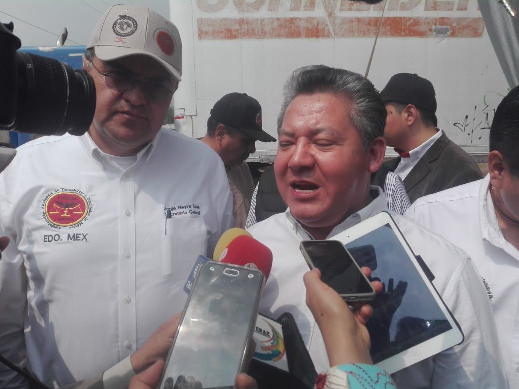 Transportistas del Estado de México se alistan para iniciar obras del Nuevo Aeropuerto.