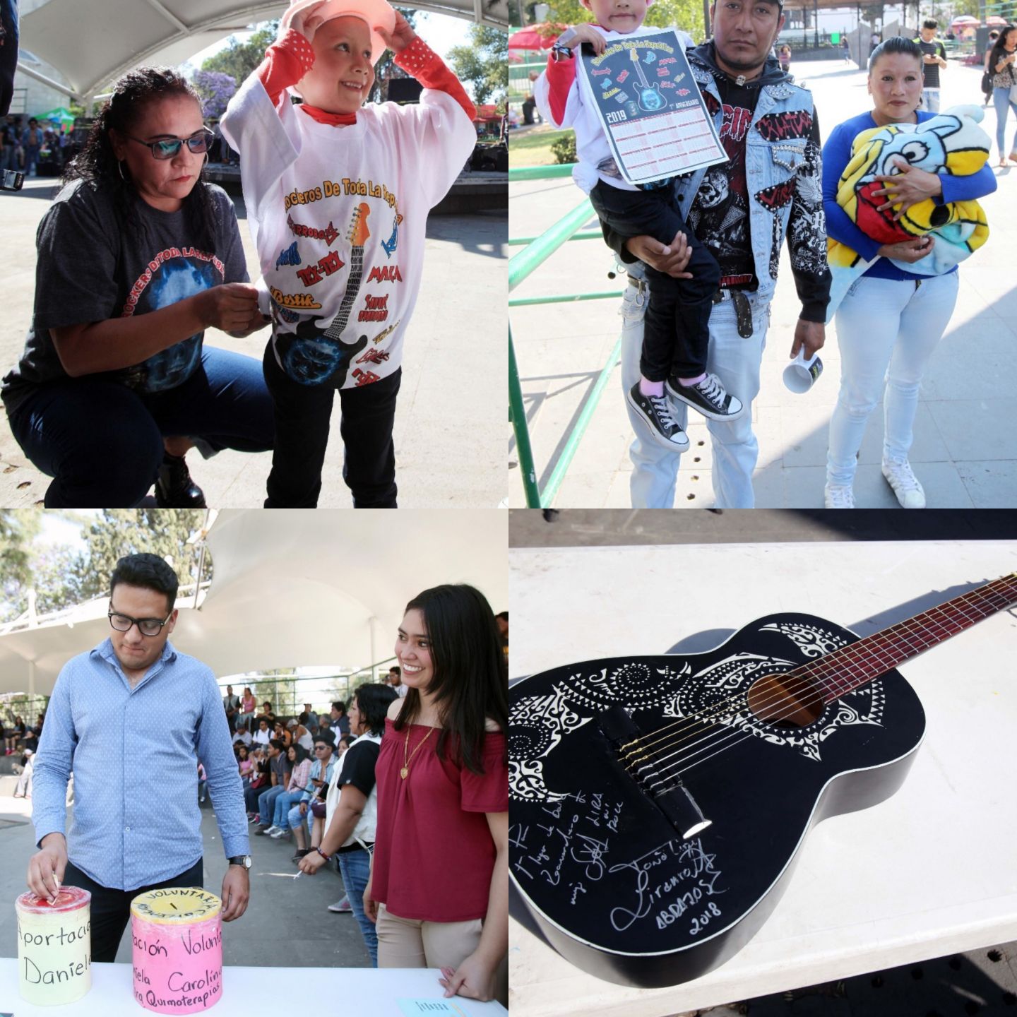Ecatepec apoya con evento de rock a niña de seis años de edad que padece leucemia