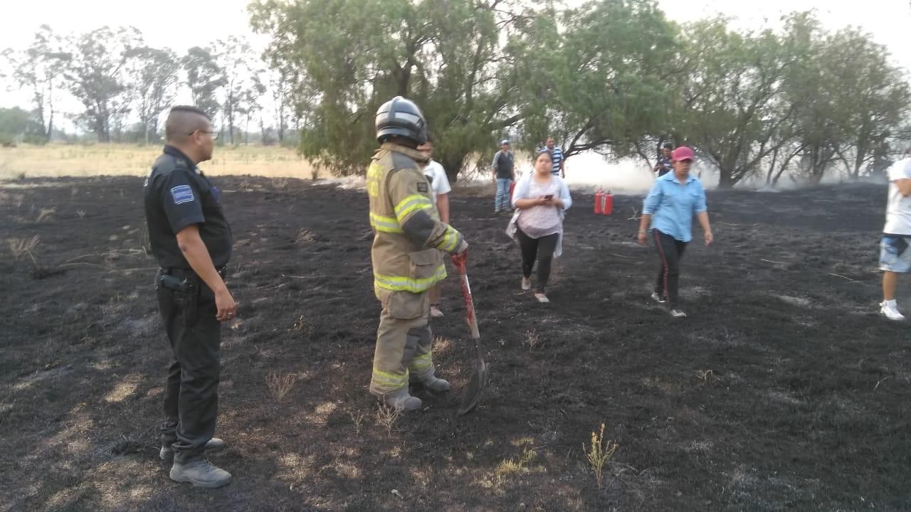 Brigadas laboran coordinadas para combatir incendios forestales en Texcoco