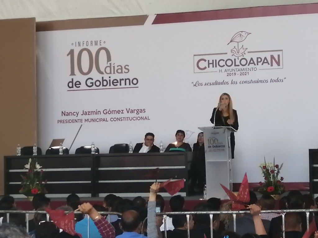 Nancy Gomez entrega buenos resultados a sus gobernados, así lo demuestra en su informe de 100 días de gobierno