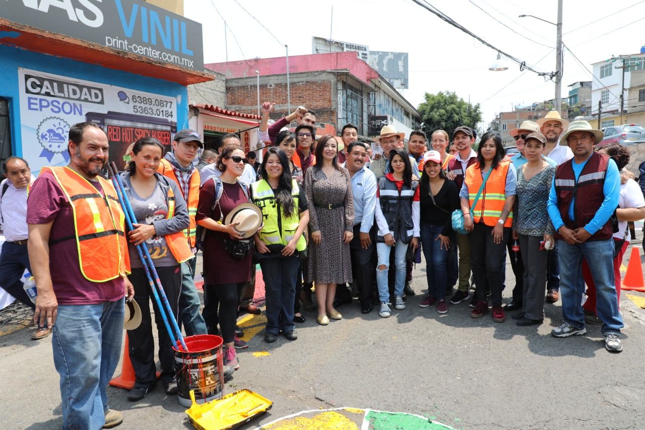 Recuperan una calle peatonal en Naucalpan