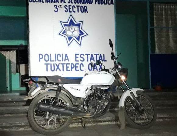 Una motocicleta robada fue recuperada en el Papaloapan

