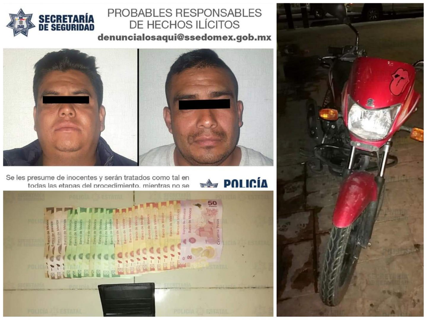 Detienen a dos presuntos ’gota a gota’ en Texcoco y Chimalhuacán