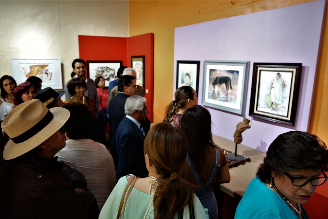 En Toluca se exhibe exposición de acuarela de artistas de Tailandia