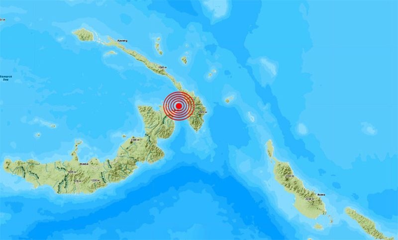Sismo de 7.5 en Papúa Nueva Guinea puede provocar tsunami