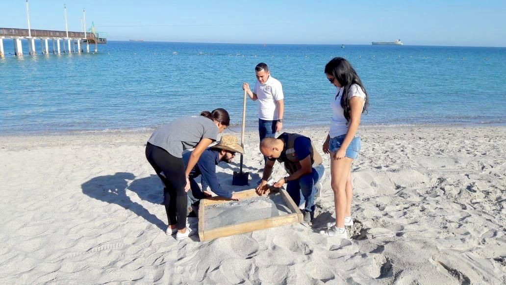 Realiza Setues Limpieza de Playa El Coromuel 