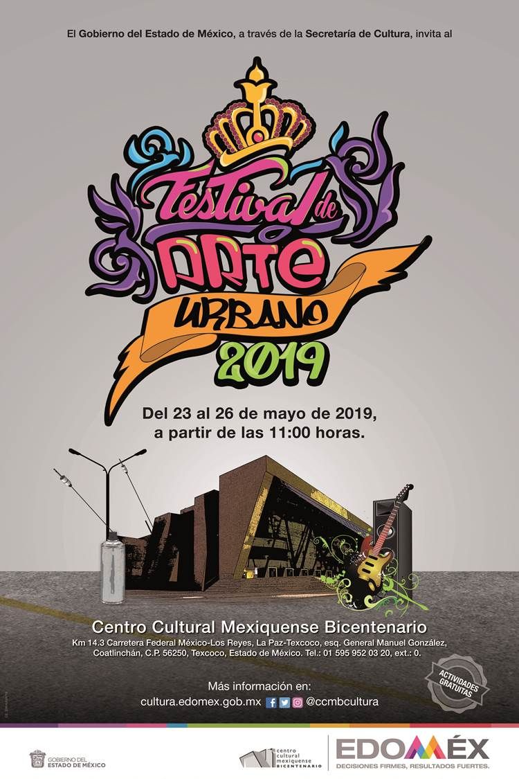 Festival de Arte Urbano 2019, del 23 al 26 de mayo