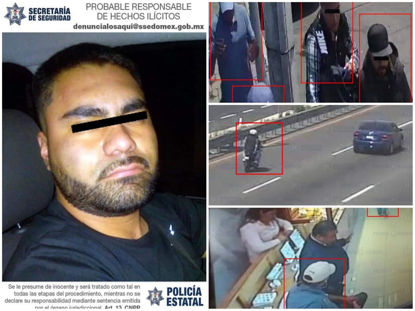 Capturan en Ecatepec atracador de joyeria de Metepec