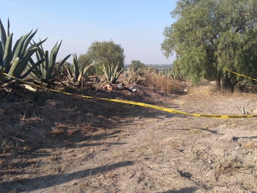 
Maniatado y con varios impactos fue hallado el cuerpo de un hombre en Teotihuacán