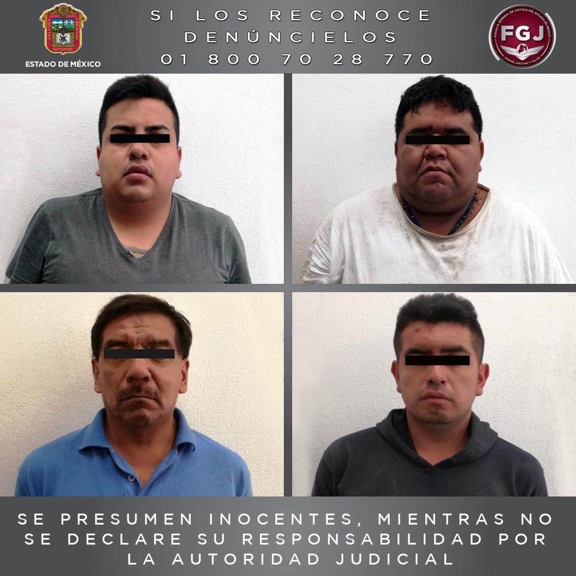 

Detienen en Cuautitlán a cuatro sujetos presuntamente relacionados por robo de vehículo 