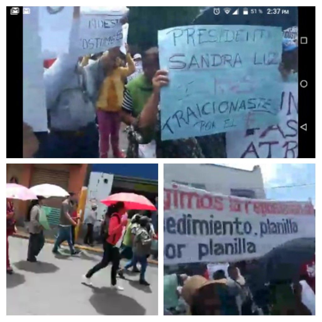 Ciudadanos piden a alcaldesa de Texcoco respeto a la voluntad del pueblo.