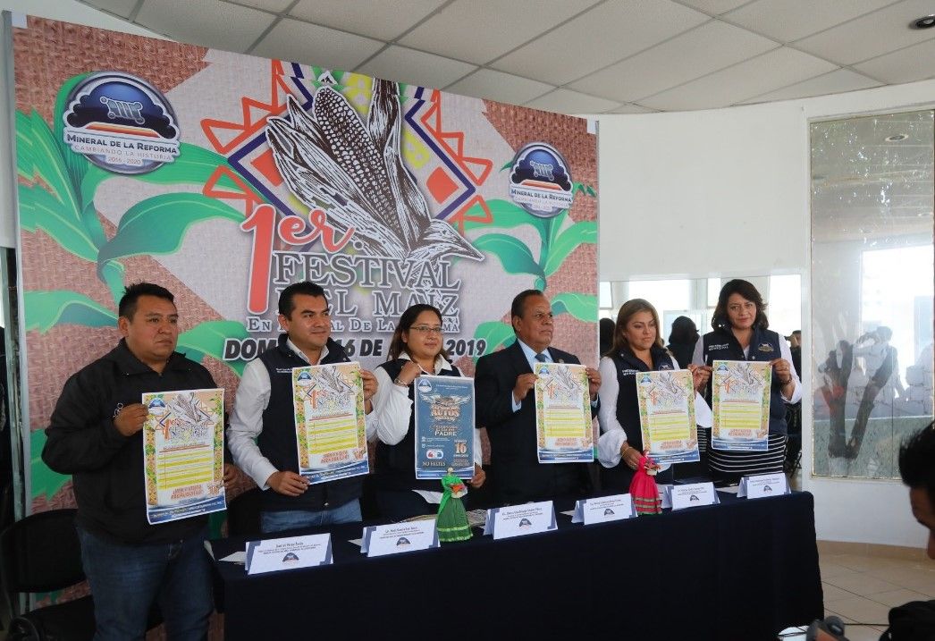 Promueven el primer festival del maíz en el municipio de Mineral de la Reforma, Hidalgo