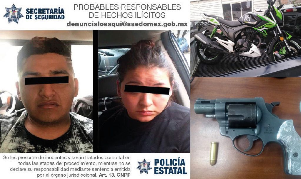 Caen dos integrantes del grupo delictivo "La Unión Tepito" por robo de Vehículo en Chalco