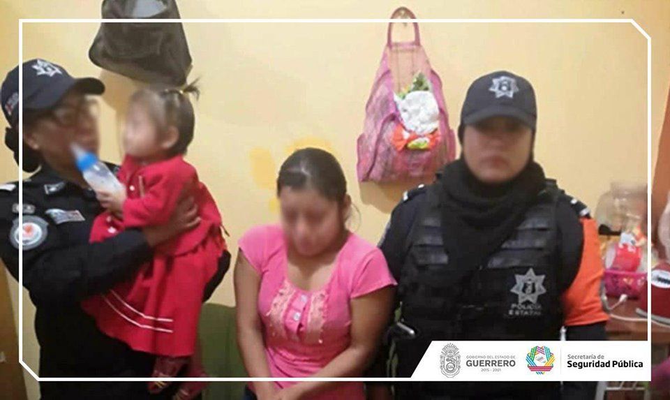 Hechos lamentables de una madre a su hija de tres años en Guerrero