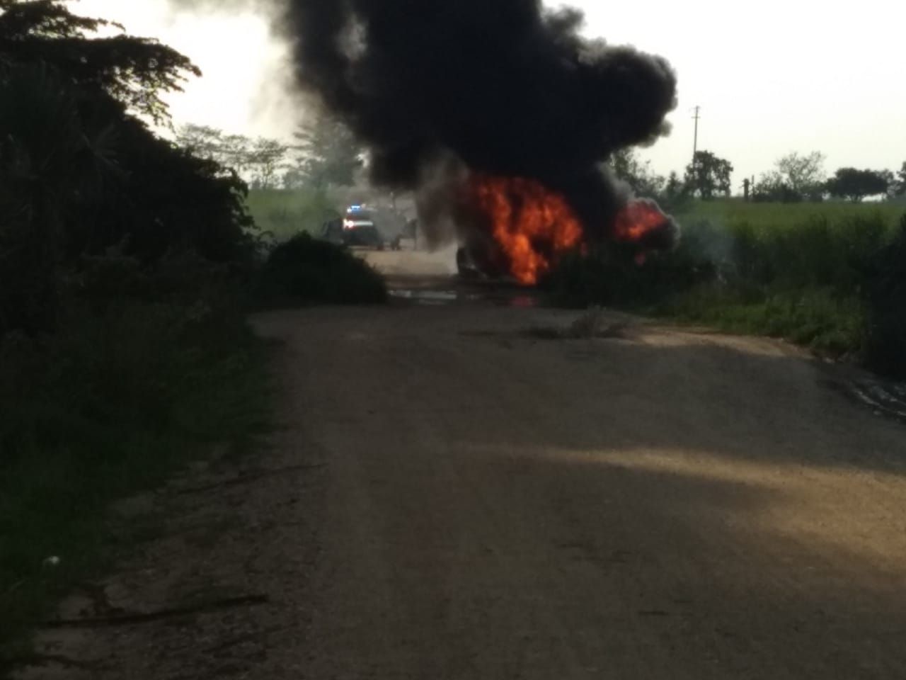 Se registra explosión en Cosamaloapan.