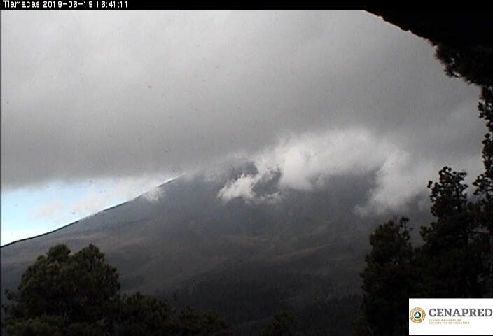 Volcán Popocatépetl continua en semáforo amarillo fase 2