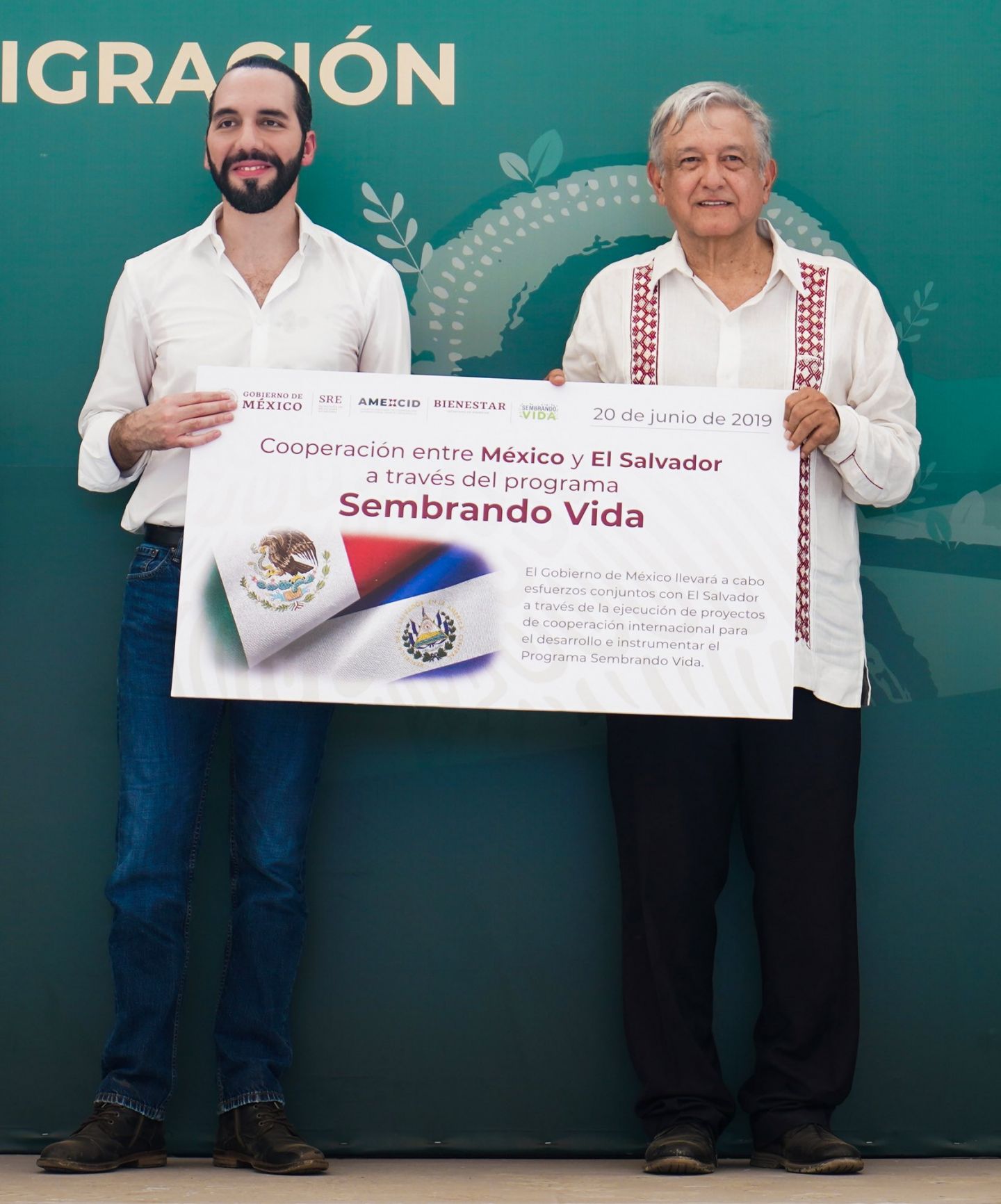 México invertirá 30 mdd en El Salvador con programa "Sembrando Vida"