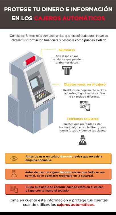 Se debe investigar el robo y cambio de tarjetas en los cajeros automáticos, el problema está afectando a cuentahabientes
