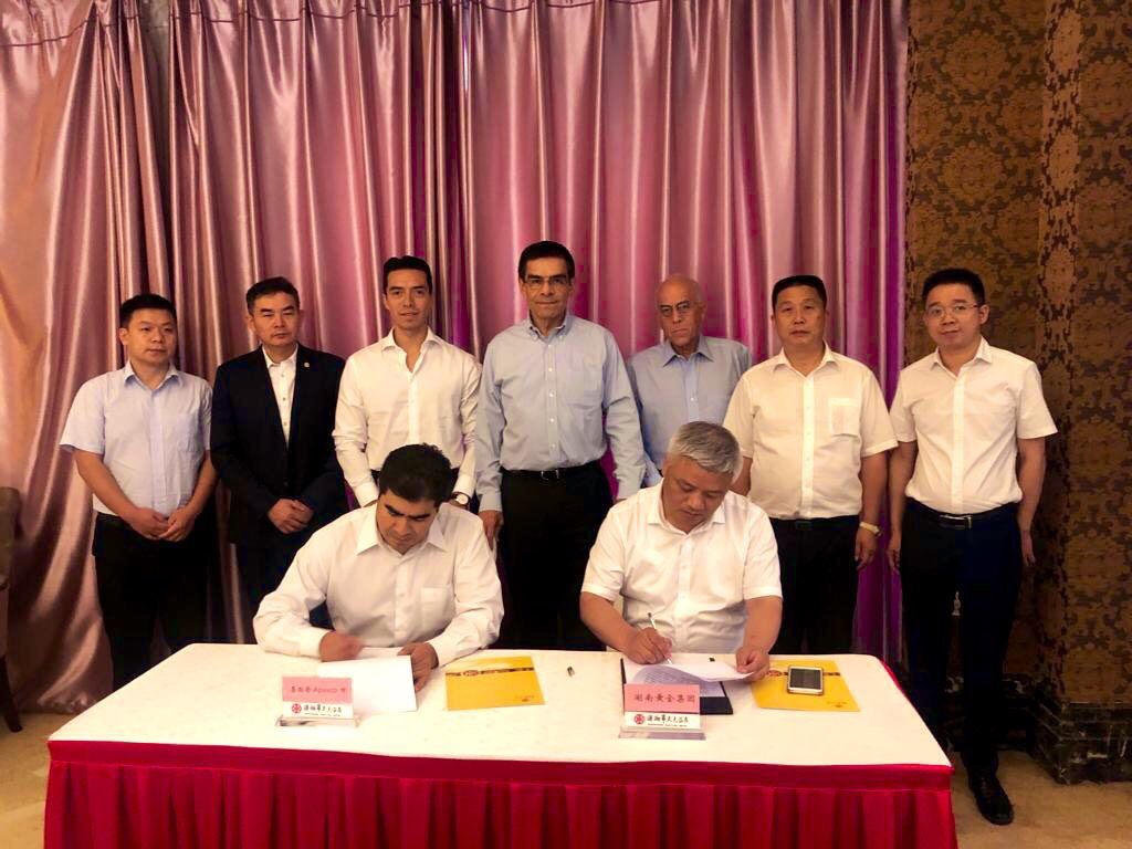 Hunan Gold Group invertirá 145 MDD. En parque industrial en Apaxco