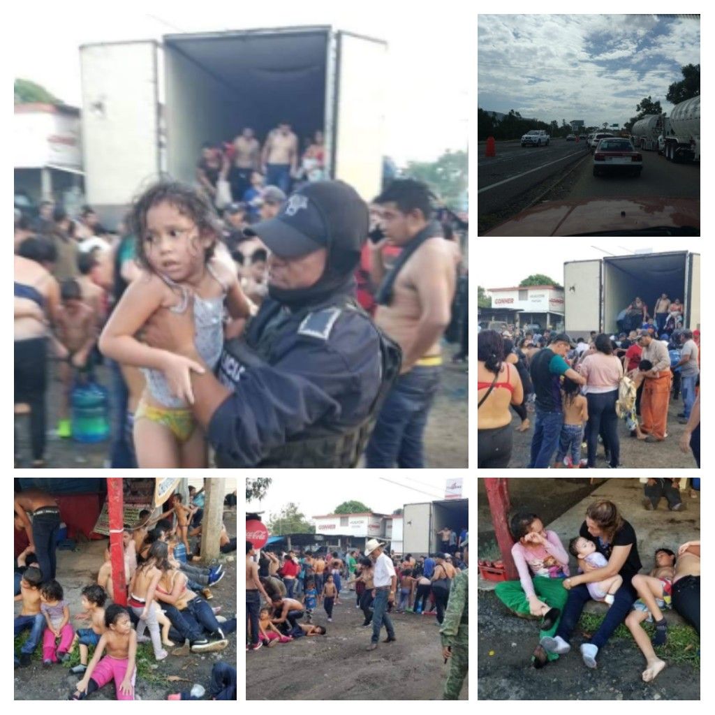 A punto de morir asfixiados cerca de 200 migrantes  en Veracruz