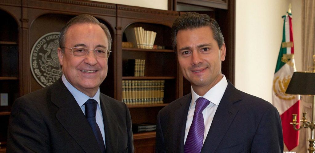 Multimillonarios contratos al dueño del Real Madrid en los sexenios de Fox, Calderón y Peña Nieto