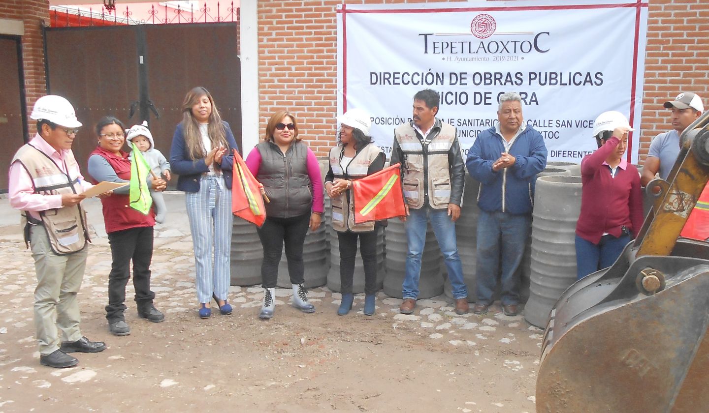 Iniciaron 4 obras hidráulicas en Tepetlaoxtoc