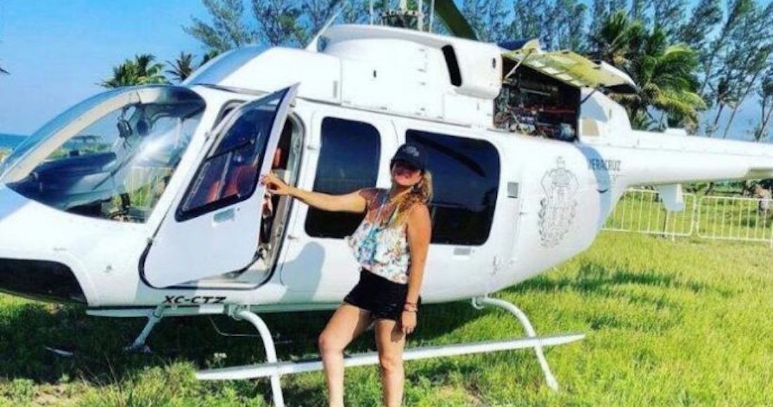 Funcionaria de Veracruz usó helicóptero para pasearse 