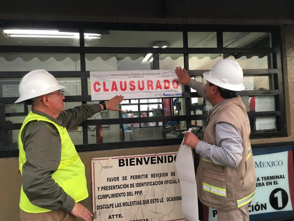 Clausura Profepa de manera temporal las instalaciones de Grupo México en API Guaymas