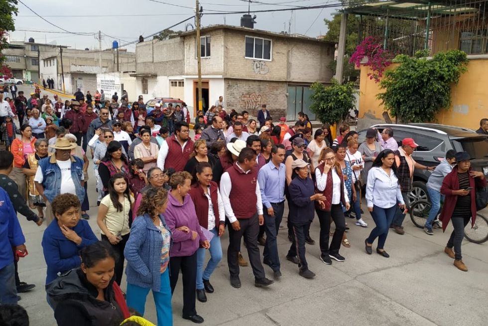 Se benefician más 8000 vecinos de Chicoloapan con obras: Nancy Gómez 
