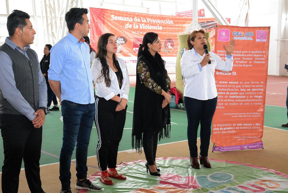 Trabajan en Ixtapaluca para erradicar violencia de género 
*