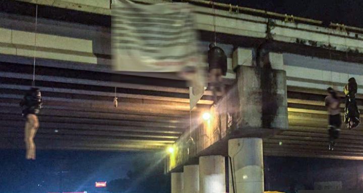 13 cuerpos fueron encontrados colgados en puente de Uruapan, Michoacán