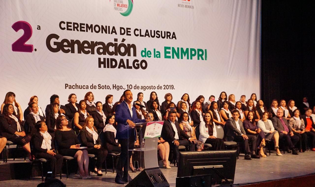 Mujeres hidalguenses forman parte de la Segunda generación de la ENMPRI Hidalgo