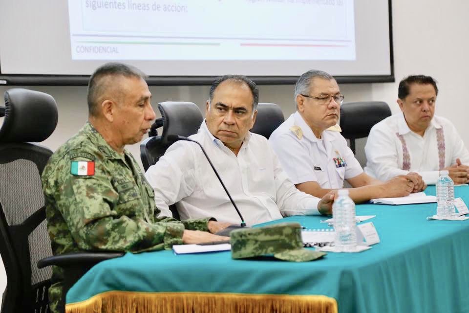 Revisa Astudillo estrategias de seguridad en Guerrero 
