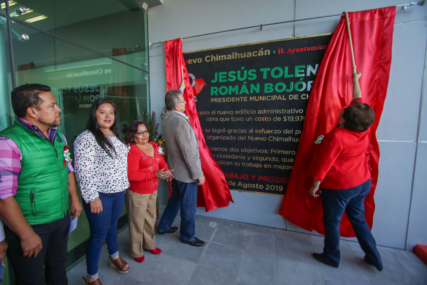 Chimalhuacán inaugura nuevo edificio administrativo Mártires 18 de agosto