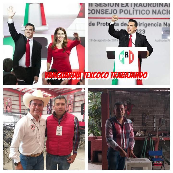 Felicita el líder de Vanguardia Agrarista en Texcoco al nuevo presidente del PRI Nacional Alejandro Moreno Cárdenas.