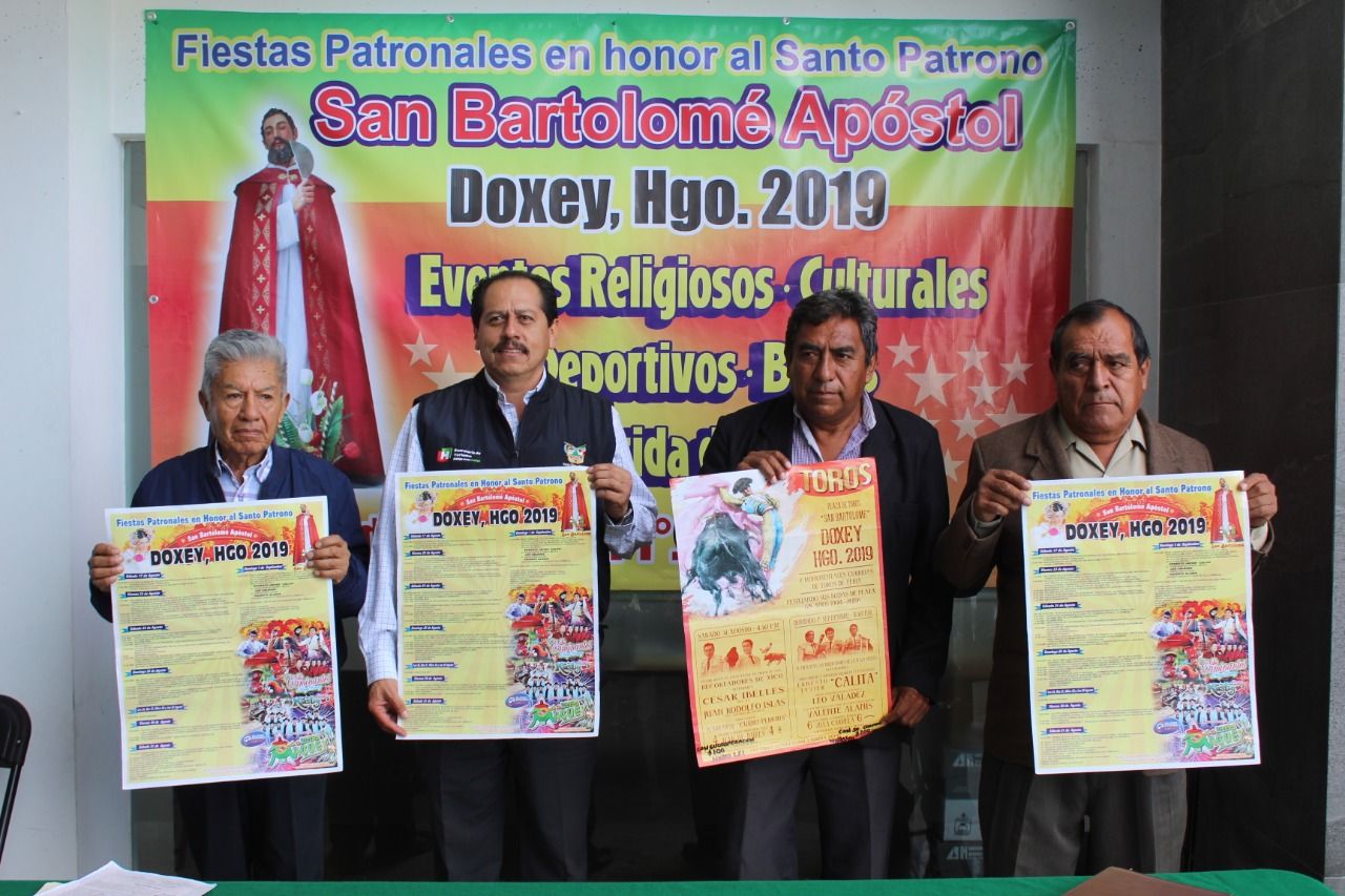 Doxey, celebrará su tradicional Feria Patronal, San Bartolomé Apóstol 2019, Tlaxcoapan Hidalgo.