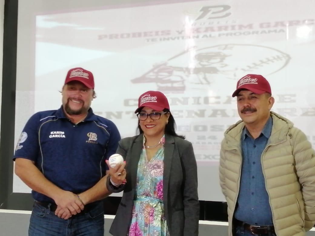 Primera clínica de béisbol para entrenadores en Texcoco