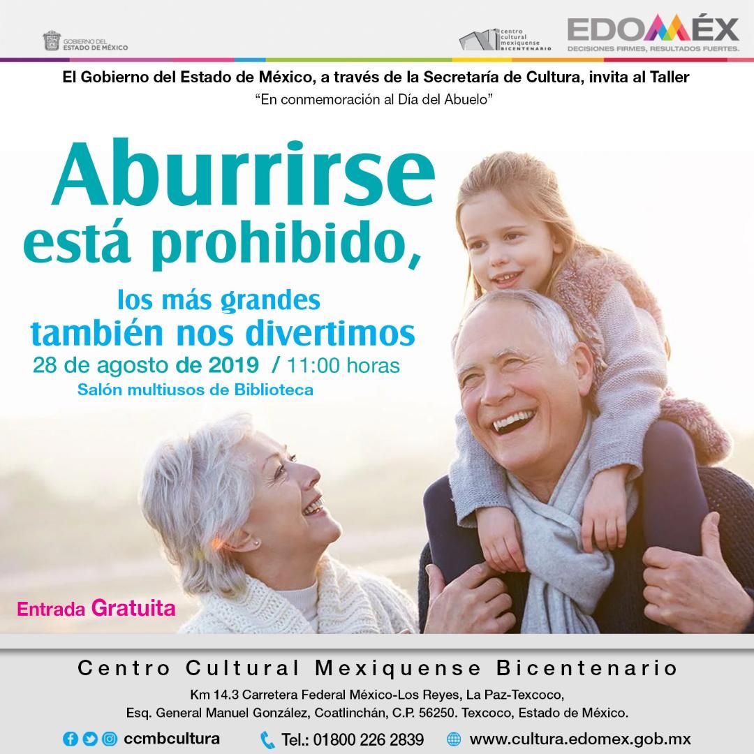 Celebrarán al adulto mayor en CCMB Texcoco