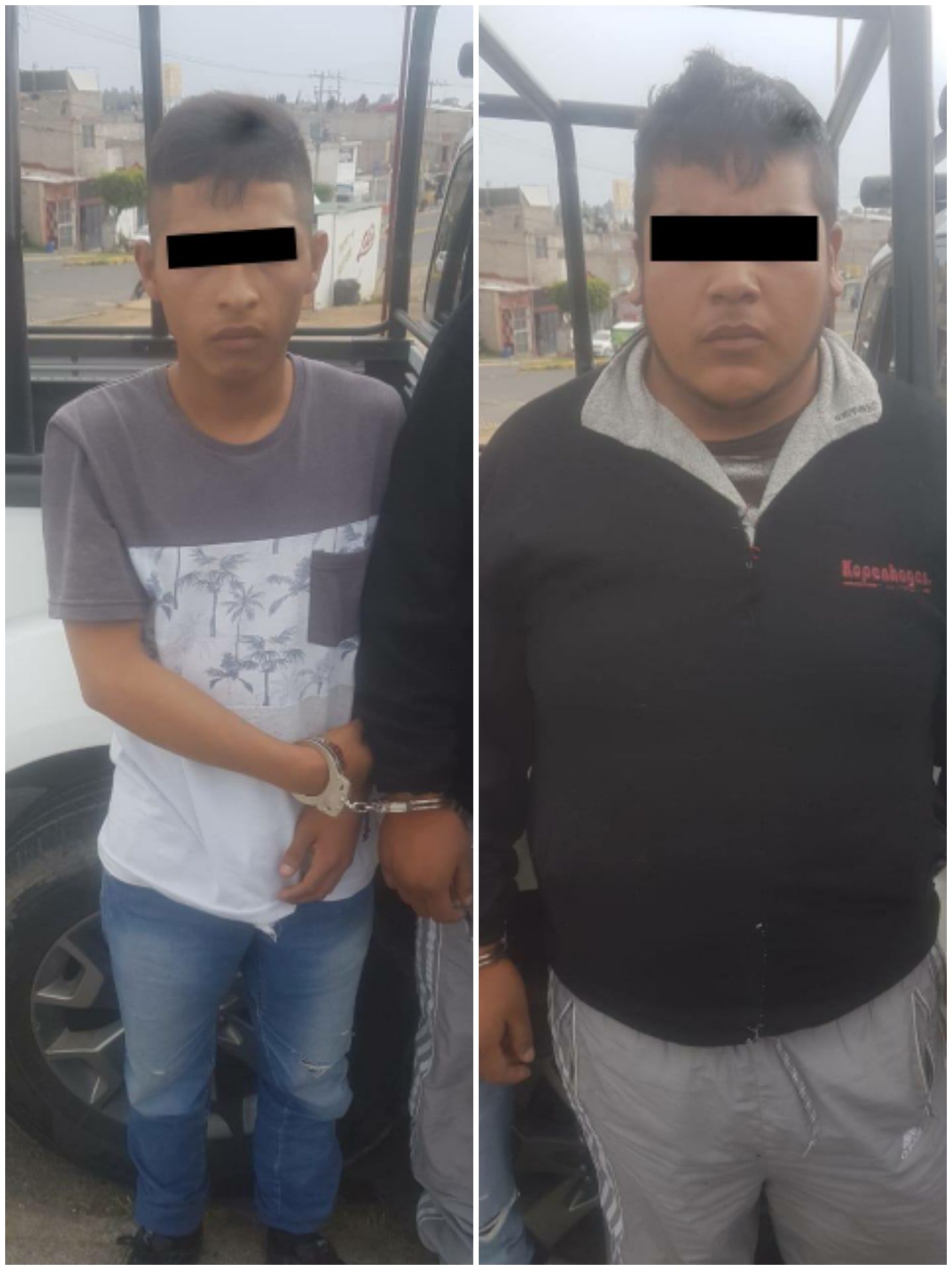 Dos detenidos por robo de un celular y una motocicleta en Chicoloapan