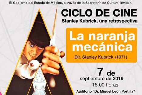Presenta cineteca mexiquense ciclo de stanley y Kubrick en centro cultural mexiquense bicentenario 