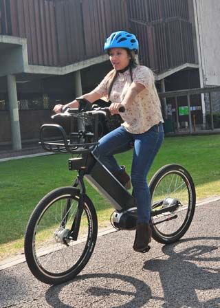 Desarrollan bicicleta híbrida en UNAM