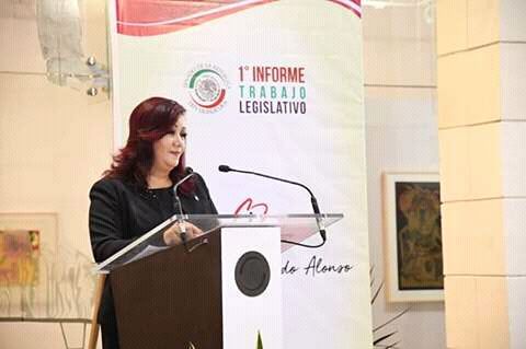 Senadora Cora Cecilia presentó Primer Informe Legislativo
