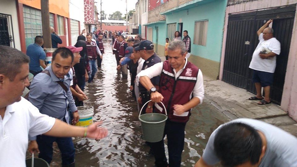 Autoridades de Ecatepec emiten emergencia mayor por lluvias