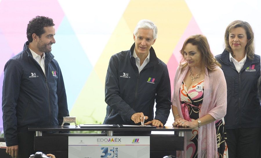 Asiste Alfredo Del Mazo Maza al 35 Aniversario del Sistema de Radio y Televisión Mexiquense 