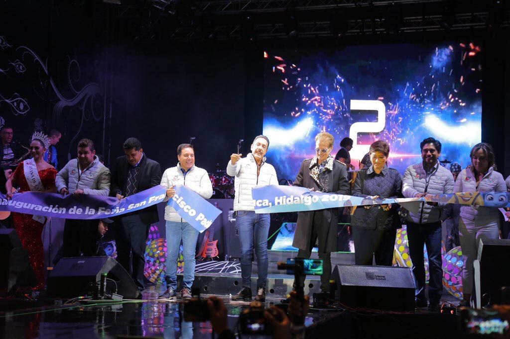 El gobernador Omar Fayad inauguró la Feria San Francisco Pachuca Hidalgo 2019