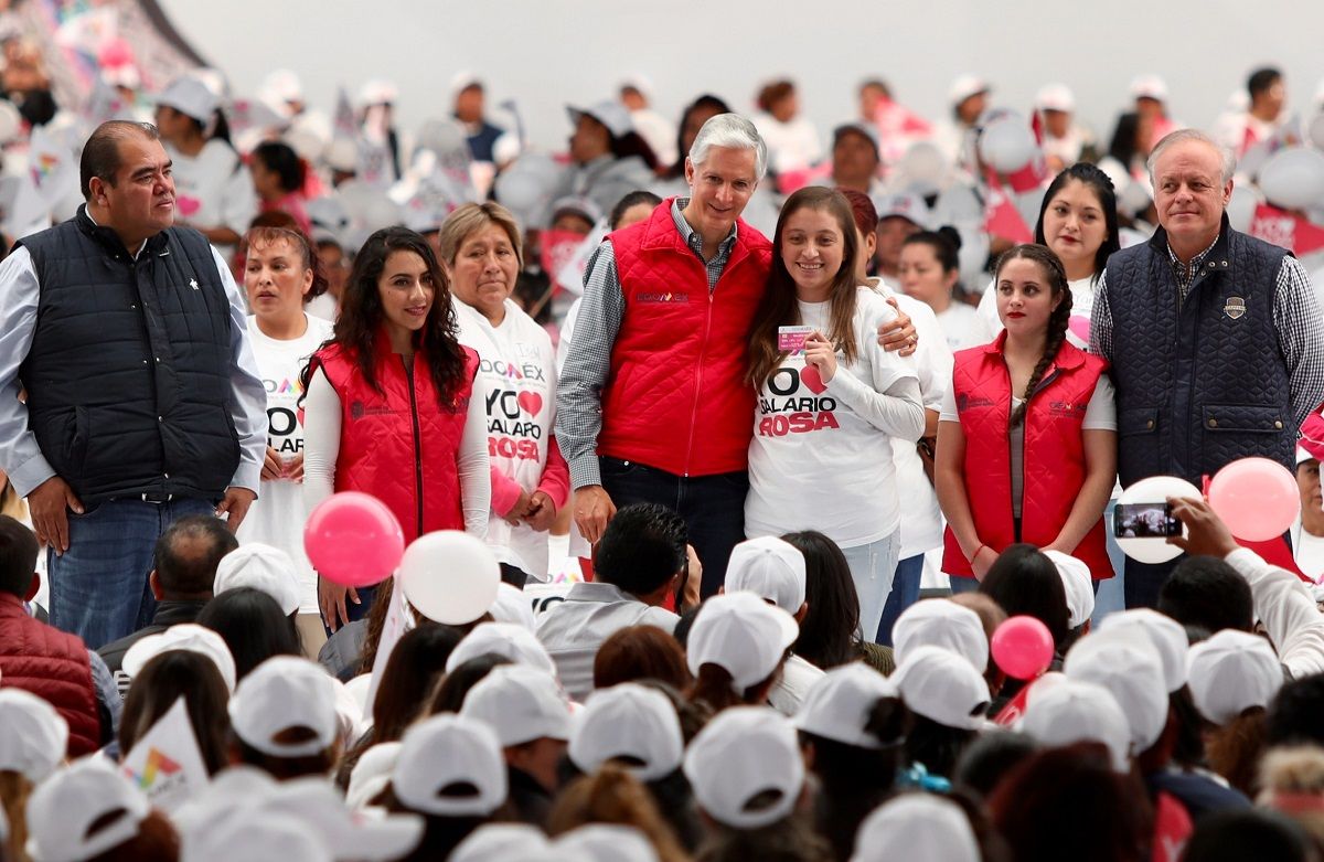 
Salario rosa llega a 204 mil amas de casa mexiquenses: Alfredo Del Mazo