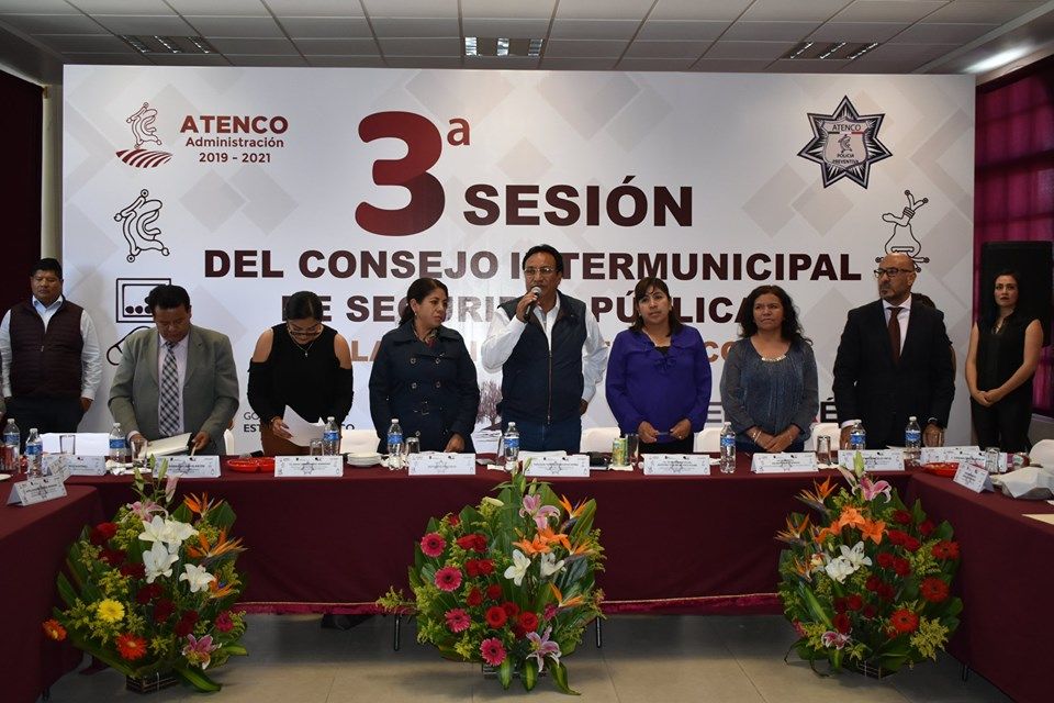 Tercer Consejo Intermunicipal de Seguridad en Atenco