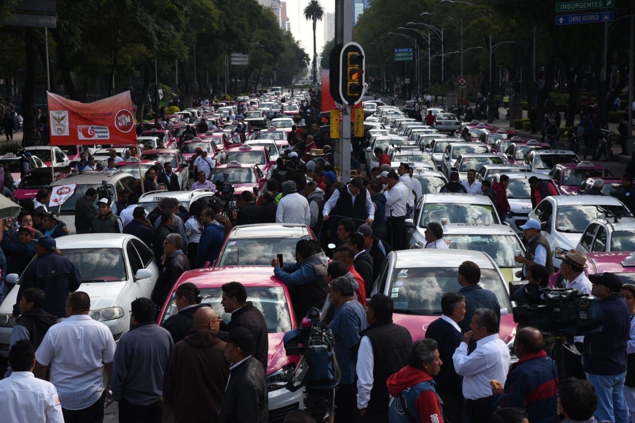 "Sólo que se aplique la ley": taxistas esperan intervención del Presidente 