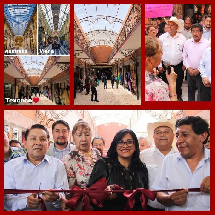 Inauguran Pasaje  del mercado San Antonio en Texcoco , uno de los más atractivos a nivel internacional 