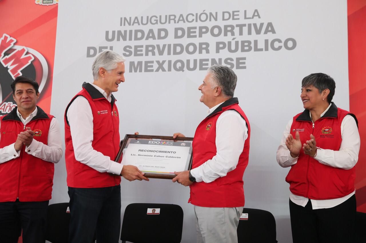 Inauguran Unidad Deportiva del Servidor Público Mexiquense